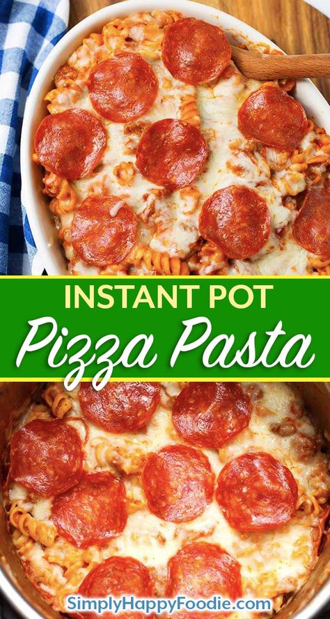 Instant Pot Pizza, Pizza Pasta Casserole, Pizza Lasagna, Pasta Bake Easy, Instant Pot Pasta Recipe, Pasta Casserole, Best Instant Pot Recipe, Instant Pot Dinner Recipes, Easy Instant Pot Recipes