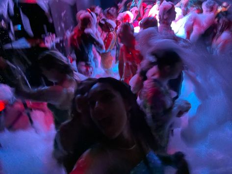 Chaotic Party Aesthetic, Messy Party Aesthetic, Foam Party Aesthetic, College Halloween Party Aesthetic, Neon Foam Party, 2010 Party Aesthetic, Crazy Party Aesthetic, Project X Party Aesthetic, Pool Party Aesthetic