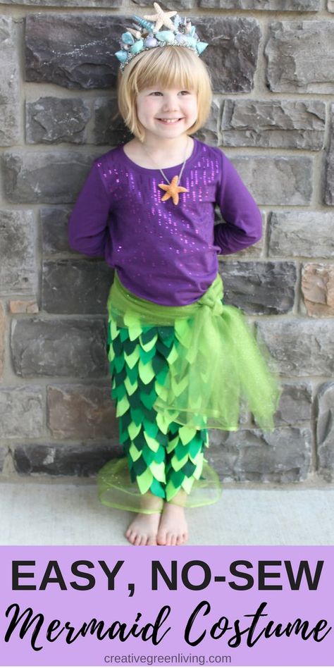 Diy Mermaid Crown, Diy Mermaid Costume, Diy Costumes Kids Boys, Sew Halloween Costume, Mermaid Headpiece, Ocean Ideas, Mermaid Costume Diy, Halloween Infantil, Diy Mermaid