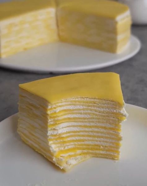 Coffee Cheesecake Recipes, Lemon Crepe Cake, Lemon Crepe, Lemon Crepes, Vanilla Salt, Cake Pancakes, Coffee Cheesecake, Chocolate Dishes, Mascarpone Cream