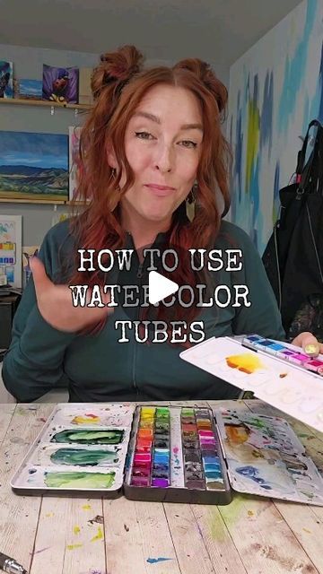 Watercolor Tube Painting, Sell Books, Water Tube, Unicorn Crafts, Paint Tubes, Step By Step Painting, Selling Books, Painting Tips, Art Class