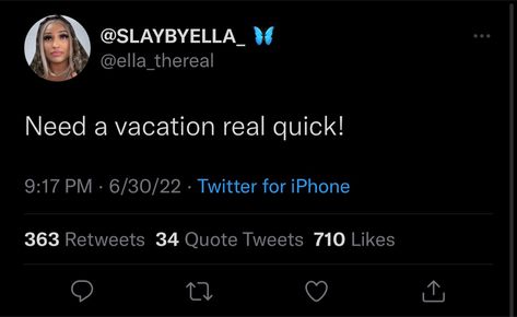 I Need A Vacation Tweets, Vacation Tweets, I Need A Vacation Quotes, Babe Memes, Vacation Quotes, Need A Vacation, Real Quick, Relatable Tweets, Beach Babe