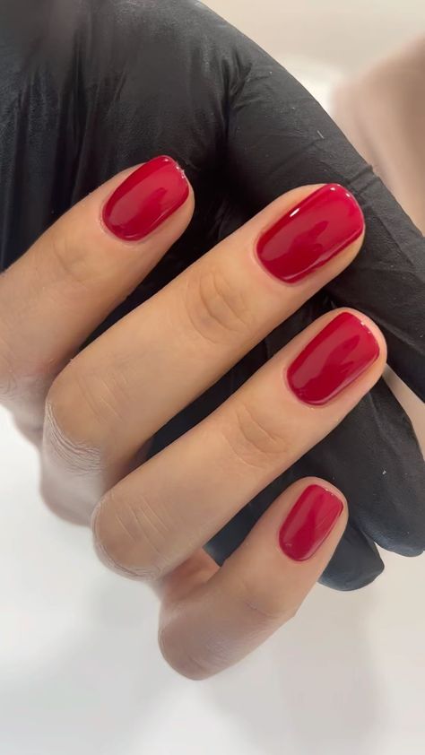 Red Shellac Nails, Beautiful Red Nails, Red Wedding Nails, Maroon Nail Designs, Maroon Nail, The Man Of My Dreams, Red Gel Nails, Man Of My Dreams, Kutek Disney