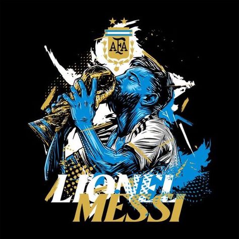 Messi Illustration, Messi T Shirt, Messi Pictures, Messi World Cup, Arsenal Wallpapers, King Cartoon, Messi Vs Ronaldo, Messi Poster, T-shirt Photography