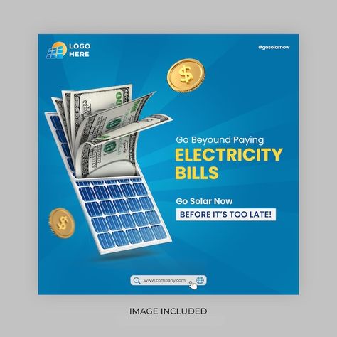 Solar Panel Social Media Post, Solar Flyer Design, Solar Social Media Post, Solar Panel Ads, Solar Creative Ads, Solar Panel Creative Ads, Solar Ads, Electricity Poster, Solar Energy Design