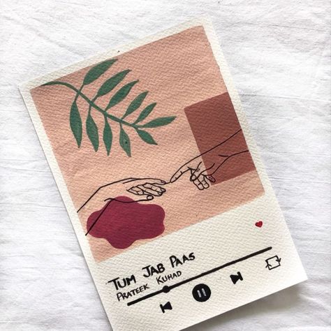 Polaroid Painting For Boyfriend, Polaroid Cute Drawing, Spotify Playlist Painting Aesthetic, Easy Doodle Art On Canvas, Polaroid Frame Painting, Mini Canvas Paintings For Boyfriend, Playlist Painting Ideas, Small Polaroid Paintings, Song Canvas Painting