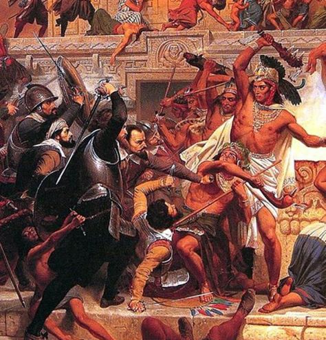 There is more myth than truth out there about Cuauhtemoc, the final Emperor of the Aztecs. Aztec Emperor, Aztec Civilization, Aztec Empire, The Aztecs, Ancient Aztecs, Mexico History, Spanish Conquistador, Aztec Culture, Aztec Tattoo