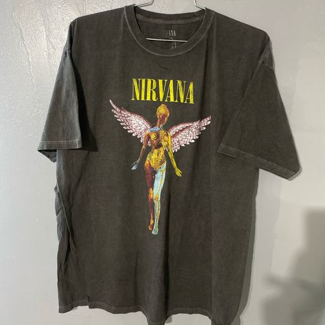 Nirvana In Utero, Nirvana Shirt, Nirvana Band, In Utero, Mode Inspo, Tee Outfit, Dream Clothes, Studio Album, Graphic Shirts