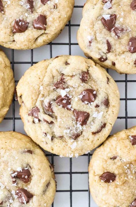 In less than 30 minutes you can have these Gluten-Free Chocolate Chip Cookies out of the oven and on your plate. Soft and chewy, these gluten-free cookies will all but melt in your mouth. Dairy Free Chocolate Chip Cookies, Beyond Frosting, Paleo Snack, Dairy Free Cookies, Gluten Free Cookie Recipes, Dairy Free Chocolate Chips, Gluten Free Chocolate Chip Cookies, Gluten Free Chocolate Chip, Gluten Free Sweets