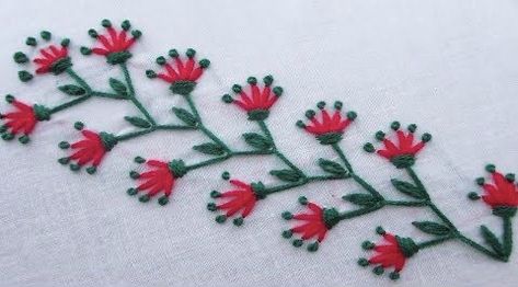 Flower Stitch Embroidery, Flower Stitch, Stitch Embroidery Design, Embroidery Modern, Hand Embroidery Videos, Basic Embroidery Stitches, Hand Embroidery Tutorial, Embroidery Stitches Tutorial, Embroidery Videos