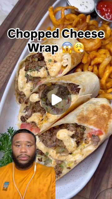 CB3 The Great on Instagram: "A CHOPPED CHEESE WRAP?? I NEED 80,000 OF THESE AND PEPTO BISMOL! BRUUUHHH @mealsbydesha2   #comedy #explore #instagood #reaction #trending #viral #reels" Chopped Cheese Wrap, Chop Cheese, Chopped Cheese Sandwich, Pepto Bismol, Chopped Cheese, Cheese Wrap, Viral Reels, Cheese Sandwich, Instagram A