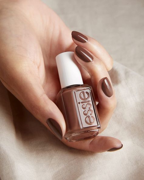 Essie Nail Polish Colors, Brown Nail Polish, Essie Nail Polish, Essie Nail, Brown Nails, Classic Chic, Coffee Brown, Holiday Weekend, Nail Polishes