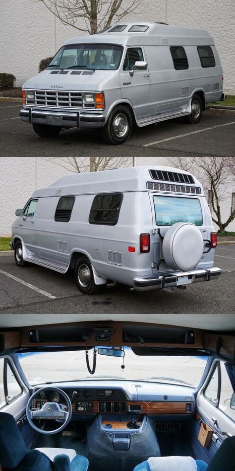 Dodge Ram Van, Ram Van, Baja Bug, Volkswagen Van, Dodge Van, Campers For Sale, Dodge Ram 3500, Truck Design, S Car