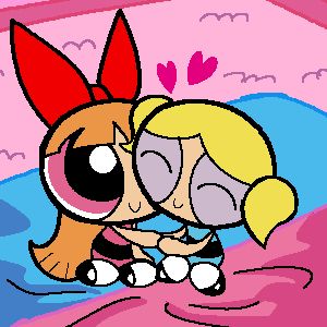 Blossom and Bubbles Powerpuff Blossom, Powerpuff Girls Cartoon, Powerpuff Girls Wallpaper, Powerpuff Girls Fanart, Rowdyruff Boys, Ppg And Rrb, Powerpuff Girl, The Powerpuff, Puff Girl