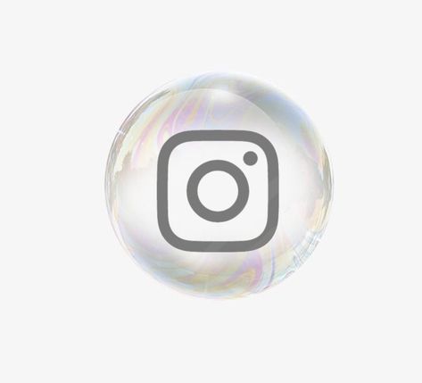 Aesthetic Instagram Icon App, White App Icons Aesthetic Y2k, Acubi App Icons, Bubble Widgets, Aesthetic App Icons Instagram, Croquettes Aesthetic, 3d Widget Icon, Y2k App Icons White, Instagram Widget Icon