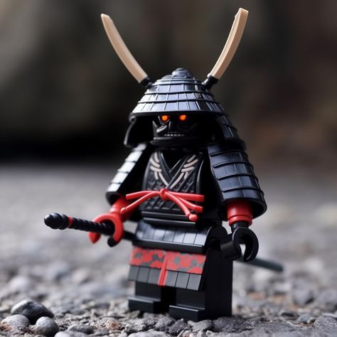 samurai Lego Samurai, Lego Soldiers, Custom Lego Minifigures, Lego Dragon, Lego Costume, Japan Samurai, Lego Decorations, Micro Lego, Lego Custom Minifigures