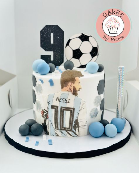 Leo Messi Birthday Cake, Messi Soccer Cake, Messi Theme Cake, Messi Cake Ideas, Messi Birthday Party Ideas, Messi Birthday Cake, Messi Cake, Messi Birthday, Wedding Reception Cake