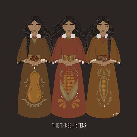 Anette Pirso, Corn And Squash, Smart Dressing, The Great Spirit, Great Spirit, The Three Sisters, Myths & Monsters, Corn Stalks, Sisters Art