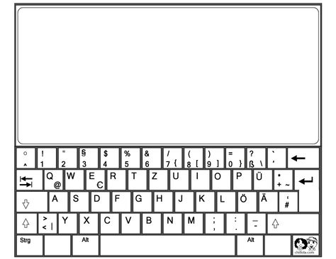 Computer Keyboard German Layout Activities In English, Spanish Keyboard, Keyboard Lessons, Keyboard Layout, 2nd Grade Worksheets, Letter Worksheets, Computer Lab, English Activities, Games And Activities