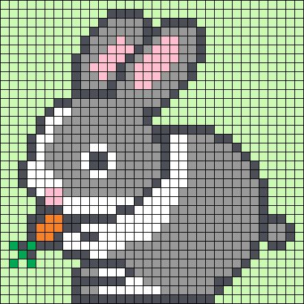 Diy Sy, Easter Ornaments, Graph Paper Drawings, Graph Crochet, Fuse Bead Patterns, Crochet Easter, Animal Cross Stitch Patterns, Tapestry Crochet Patterns, Pola Kristik