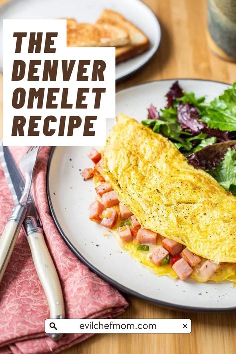 Denver Omlet Recipes, Tamago Egg Recipe, Denver Omlet, Denver Omelette, Rice Pudding Recipe Easy, Denver Omelet, Easy Omelet, Omlet Recipes, Omelets Recipe