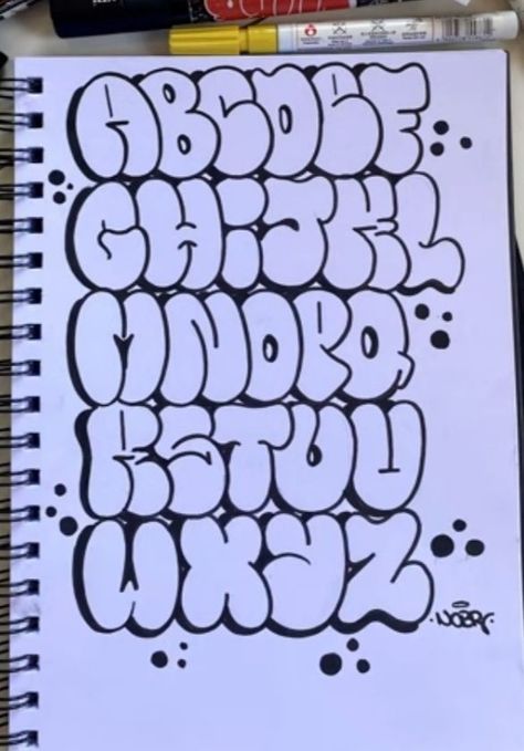 Easy Graffiti Letters, Easy Graffiti, Alfabet Font, Graffiti Lettering Alphabet, Graffiti Art Letters, Graffiti Text, Graffiti Lettering Fonts, Graffiti Writing, Graffiti Alphabet