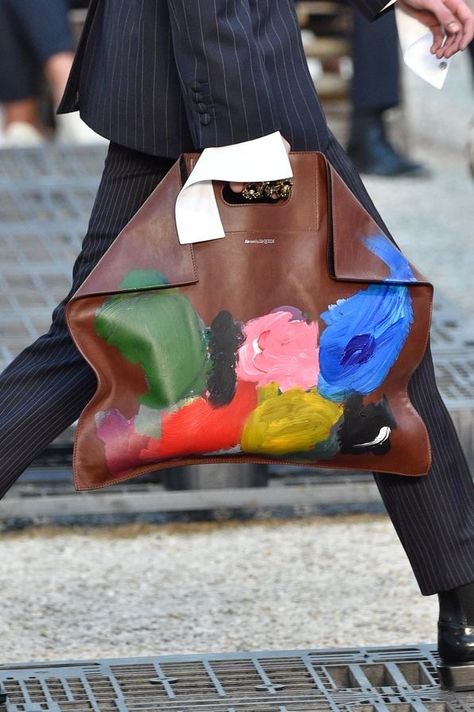 Lv Bags, Mens Fashion Week, Mode Inspiration, Fashion Details, Fashion Week Spring, Diy Fashion, Sling Bag, Laptop Bag, Alexander Mcqueen