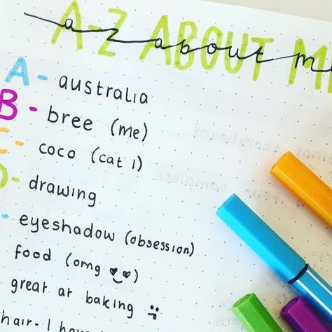 🌸 BREE 🌸 on Instagram: "I thought this would be fun: A-Z about me! Although this is only up to M, I'll upload the second half later on 😀 I'd love to see everyone else's responses so that we can all learn a bit more about each other. If you do decide to do this, use the hashtag #bbatoz so that we can all have a browse around 😀" About Me, Everyone Else, No Response, Two By Two, Canning, On Instagram, Instagram