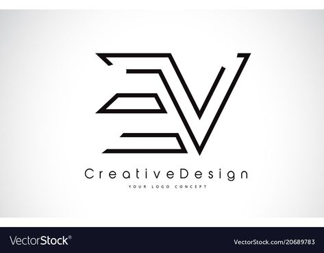 Ev Logo Design, V A Logo Design, Ev Monogram Logo, Eve Logo, V V Logo Design, Letter V Logo Design, Vv Monogram Logo, V Letter Logo, Ak Logo