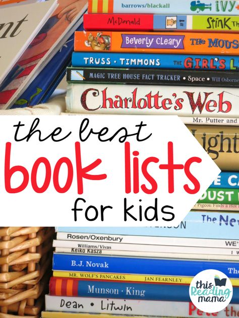 Best Books List, Elementary Books, Kids Book Club, Kindergarten Books, Best Children Books, Mentor Texts, Elementary Reading, Book List, Chapter Books