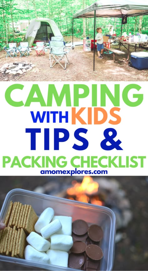 Camping Necessities, Camping With Toddlers, Camping Packing List, Trailer Camping, Camping Inspiration, Kids Camping, Camping Set Up, Camping List, Family Camping Trip