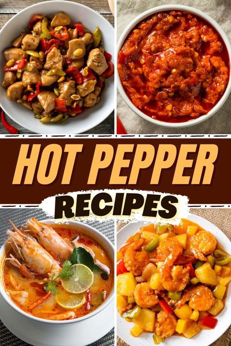 Hot Chili Peppers Recipes, Recipes Using Hot Peppers, Hot Pepper Recipes Dishes, Ornamental Pepper Recipes, Chili Pepper Madness, Spicy Pepper Recipes, Recipes With Hot Peppers, Hot Pepper Soup Recipe, Hot Peppers Recipes