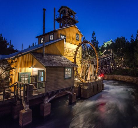 Grizzly River Run Mill | California Adventure - Disneyland Resort Disneyland California Rides, Disneyland Castle, Disneyland California Adventure, Cars Land, Disney Photography, Disneyland California, Disney California Adventure, Disney California, Happiest Place On Earth