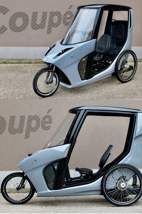 Electric Bicycle Design, Motorized Tricycle, Trike Scooter, Trike Bicycle, Electric Cargo Bike, Tricycle Bike, Bicycle Travel, Reverse Trike, Electric Trike