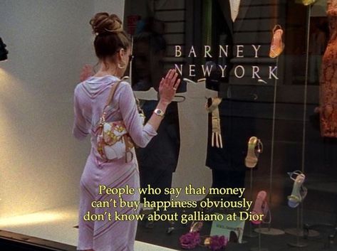 Satc Aesthetic, Satc Quotes, The City Aesthetic, Carrie Bradshaw Quotes, Living Barbie, City Quotes, Charlotte York, Iconic Quotes, Samantha Jones