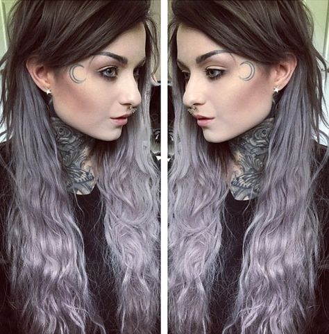 Ryan Ashley Malarkey, Ryan Ashley, Body Modification, Hair Envy, Grey Hair, Hair Today, Silver Hair, Hair Dos, Gorgeous Hair