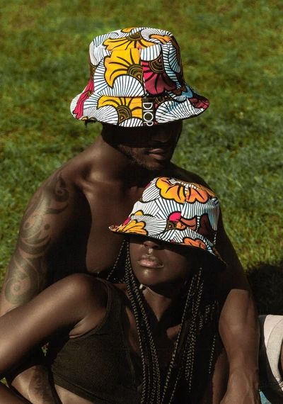 Bucket Hats – DIOP Bucket Hat Photoshoot, Mens Summer Streetwear, Bucket Hat Aesthetic, Hat Aesthetic, Bucket Hat Design, Ornate Design, Summer Streetwear, African Diaspora, Wax Print