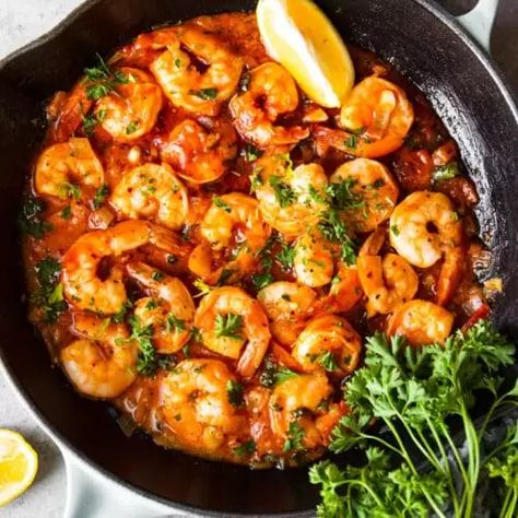 Portuguese Shrimp, Beef And Shrimp, Shrimp Mozambique, Vegan Shrimp, Garlicky Shrimp, Cajun Shrimp Pasta, Walnut Shrimp, Honey Walnut Shrimp, Seafood Stew