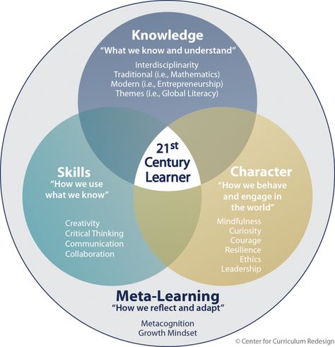 Meta Learning, Math Organization, 21st Century Learning, 21st Century Skills, Venn Diagram, Knowledge Management, Education Organization, Global Education, Instructional Design