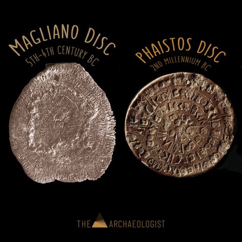 Is the Phaistos Disc Fake? A Comparison With The Etruscan Disc of Magliano Phaistos Disc, Greece