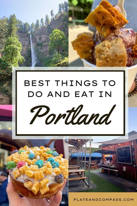 Best things to do and eat in Portland Portland Waterfalls, Portland Itinerary, Oregon Itinerary, Visit Portland Oregon, Portland Oregon Travel, 50 States Travel, Weekend In Portland, Downtown Portland Oregon, Oregon Vacation