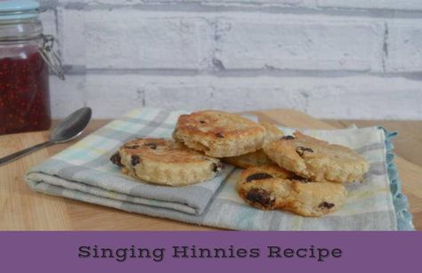 Singing hinnies on a teacloth Singing Hinnies, Regional Recipes, Griddle Cakes, North East England, Traditional English, Breakfast Time, Fairy Dust, North East, Bread Crumbs