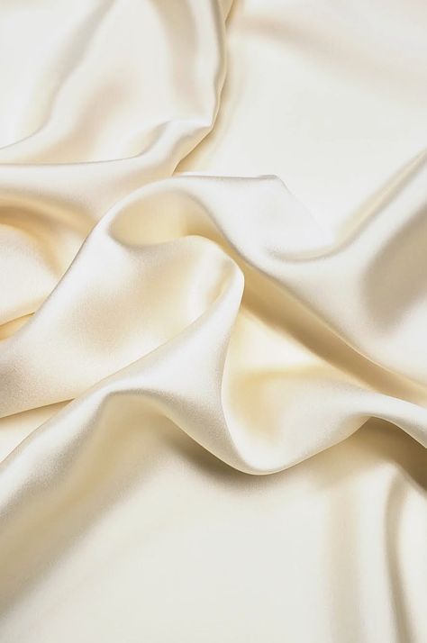 Materials Gown Style, White Satin Fabric, Clouds Photography, Silk Wallpaper, Princess Core, White Velvet, Cream Silk, Fabric Suppliers, Crop Top Outfits