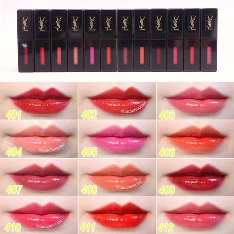 VernisLèvres Vinyl Cream Lip Stain Cream Lip Stain, Makeup Swatches, Lip Stain, Lip Color, Beauty Ideas, Lipsticks, The Secret, Color Palette, Stain