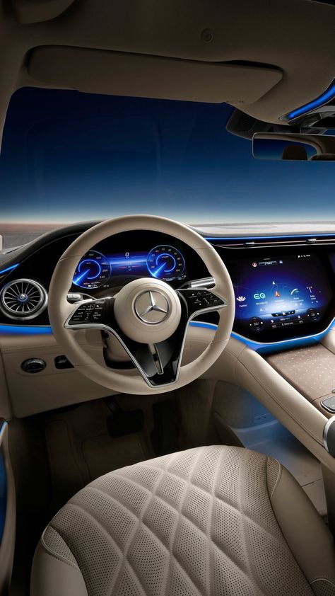 Eqs Suv, Mercedes Eqs, Wallpapers Interior, Mercedes Benz Interior, Mercedes Benz Eqs, Luxury Mercedes, Dream Cars Audi, Mercedes Benz Wallpaper, Jewelry Store Interior