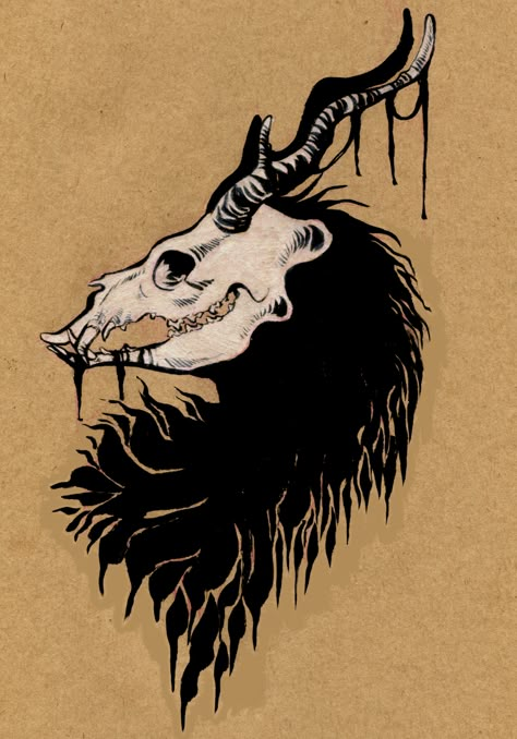 Wendigo Creepy Animals, Dark Creatures, Web Novel, Scary Animals, Creepy Tattoos, Fantasy Fiction, Scary Art, Mythical Creatures Art, Creepy Art