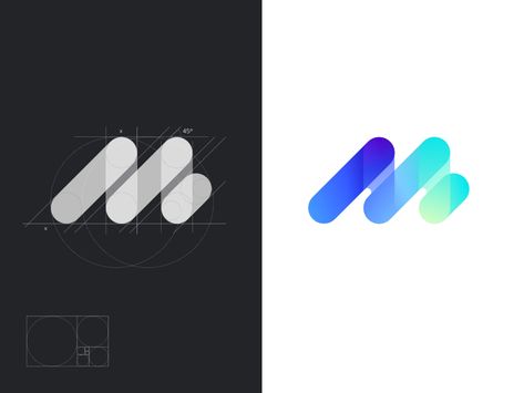 M logo concept by dsgnbr.co on Dribbble Logo Service, Inspiration Logo Design, M Logo, App Logo, Letter M, Professional Logo Design, Minimalist Logo Design, Logo Concept, Business Logo Design