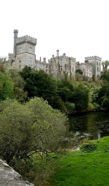 Lismore Castle, Waterford, Ireland  Hell yeah...going!! Waterford Ireland, Old Castle, Irish Castles, Castle Mansion, Famous Castles, Chateau France, Beautiful Castles, A Hill, Medieval Castle