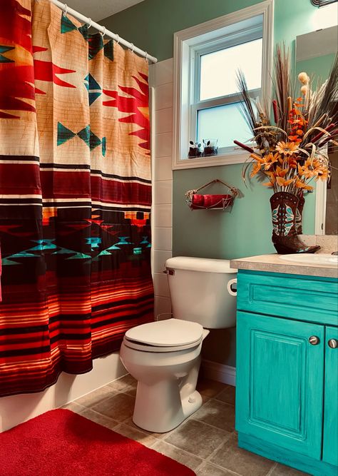 Western Room Ideas, Western Bathrooms, Western Bathroom Decor, Western Bathroom, Home Decor Ideas Kitchen, Western Bedroom Decor, Aesthetic Interior Design, Ranch House Decor, Western Rooms