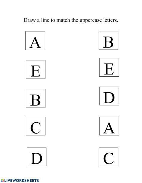 Letter Worksheets – Alphabet Matching Worksheet Is A Great Matching Abc Worksheet, Match The Letters Worksheets, Alphabet Matching Worksheets Preschool, Match The Same Letter Worksheet, Matching Letters Worksheets, Alphabet Worksheets Preschool Activities, Alphabets Worksheet For Kids, Alphabet Matching Worksheet, Matching Worksheets For Kindergarten